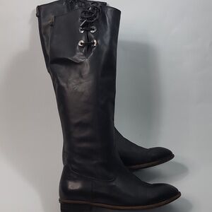 Rudsak Black Knee-High Leather Boots